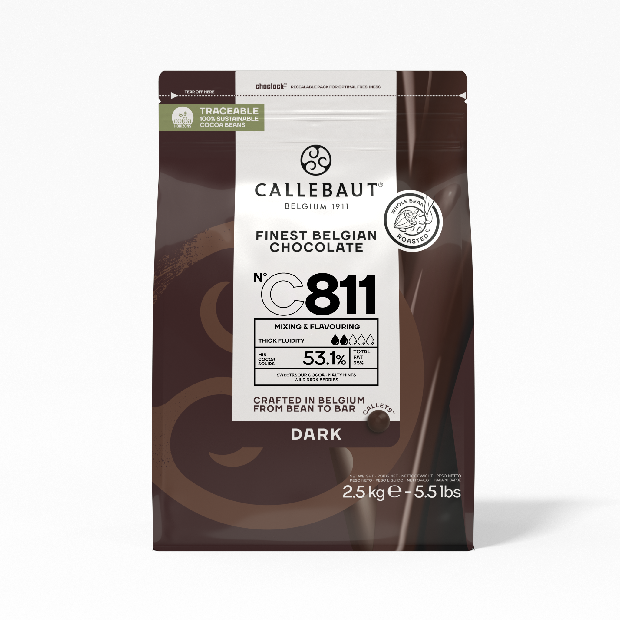 CHOC.BOL.FON.C811 B.CAL.53,1%2.5kg