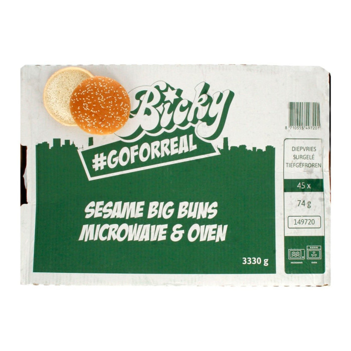 BICKY SESAM BIG BUN MICRO 3x15x74g