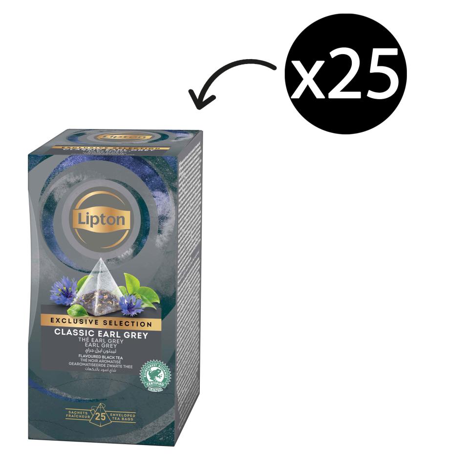 EXC.LIPTON THEE EARL GREY 1x25stuks