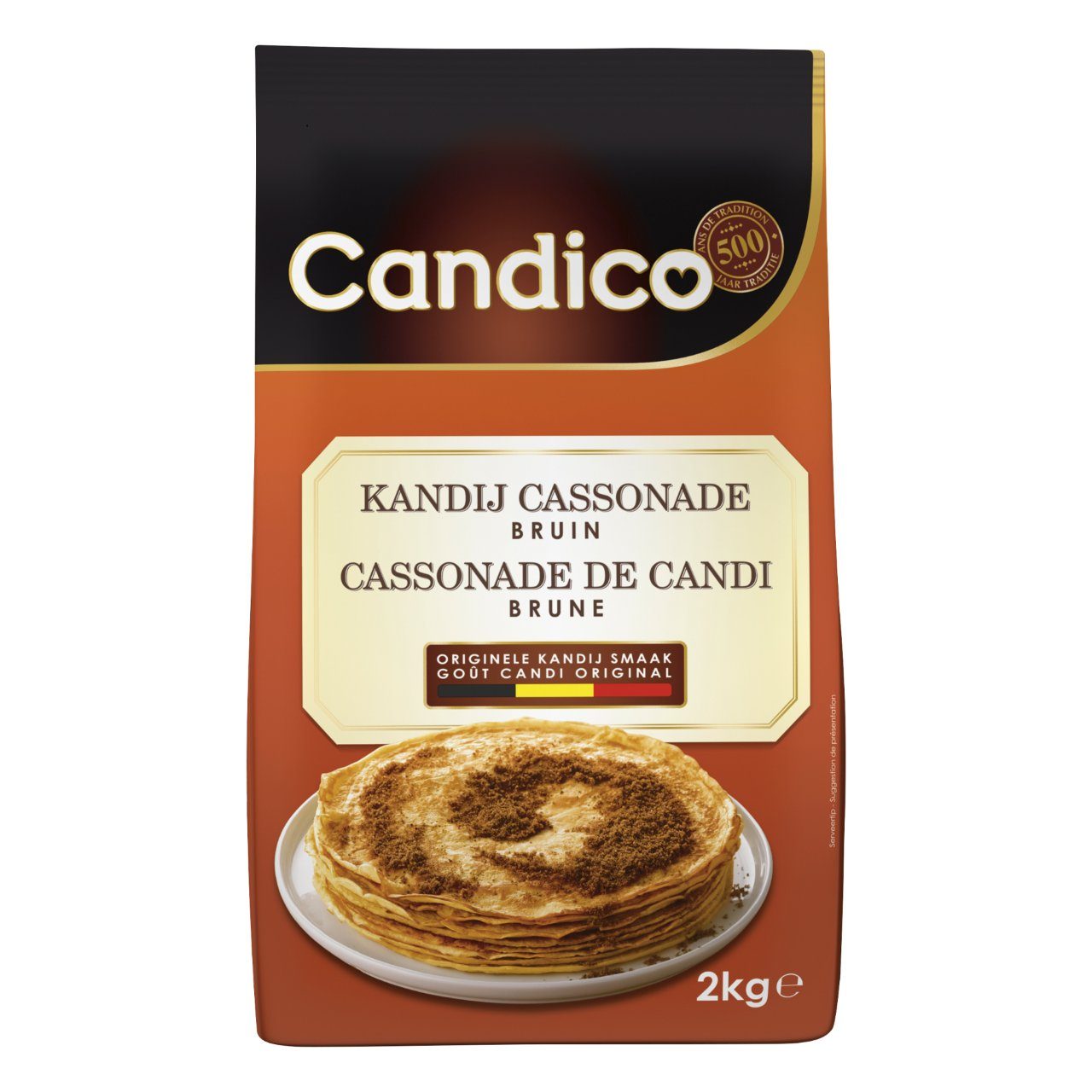 CANDICO DONK.BRUINE SUIKER 1x2kg