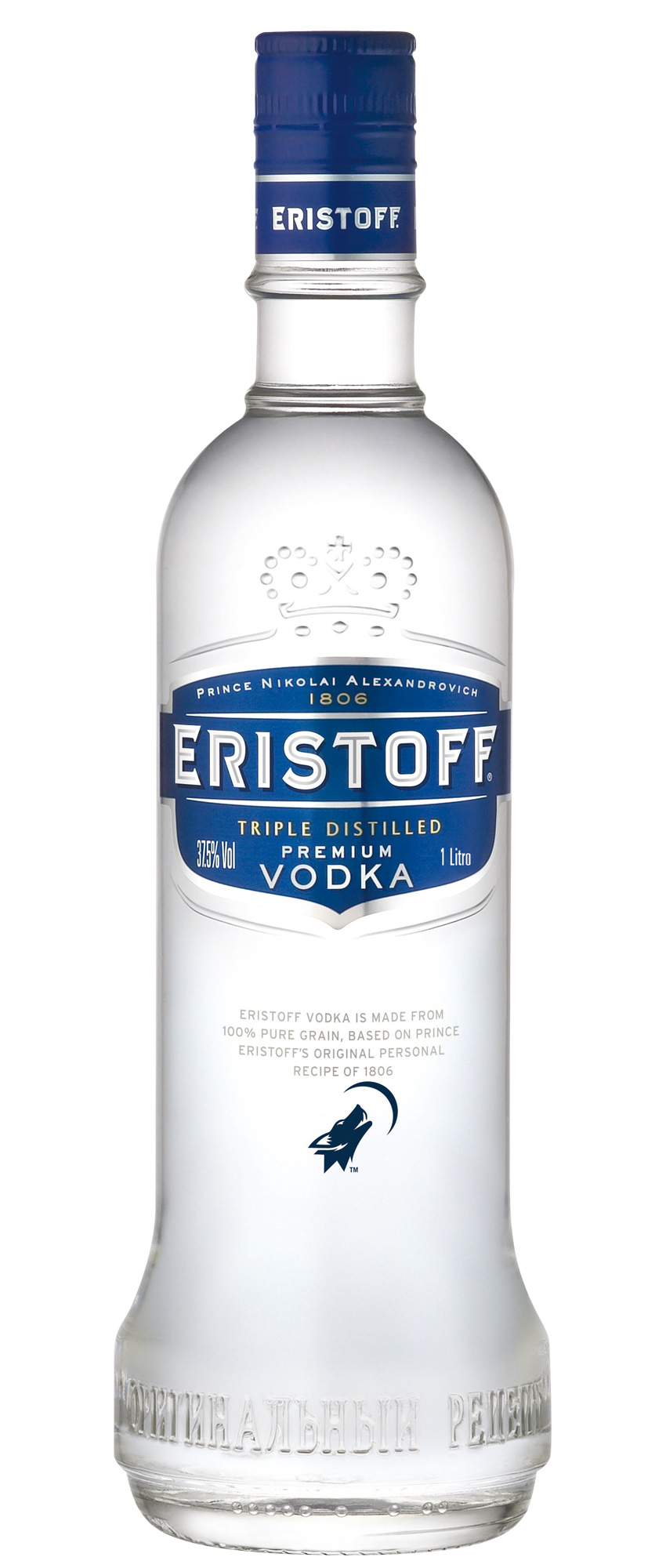 ERISTOFF (PREM.VODKA) 37.5% 1x1L