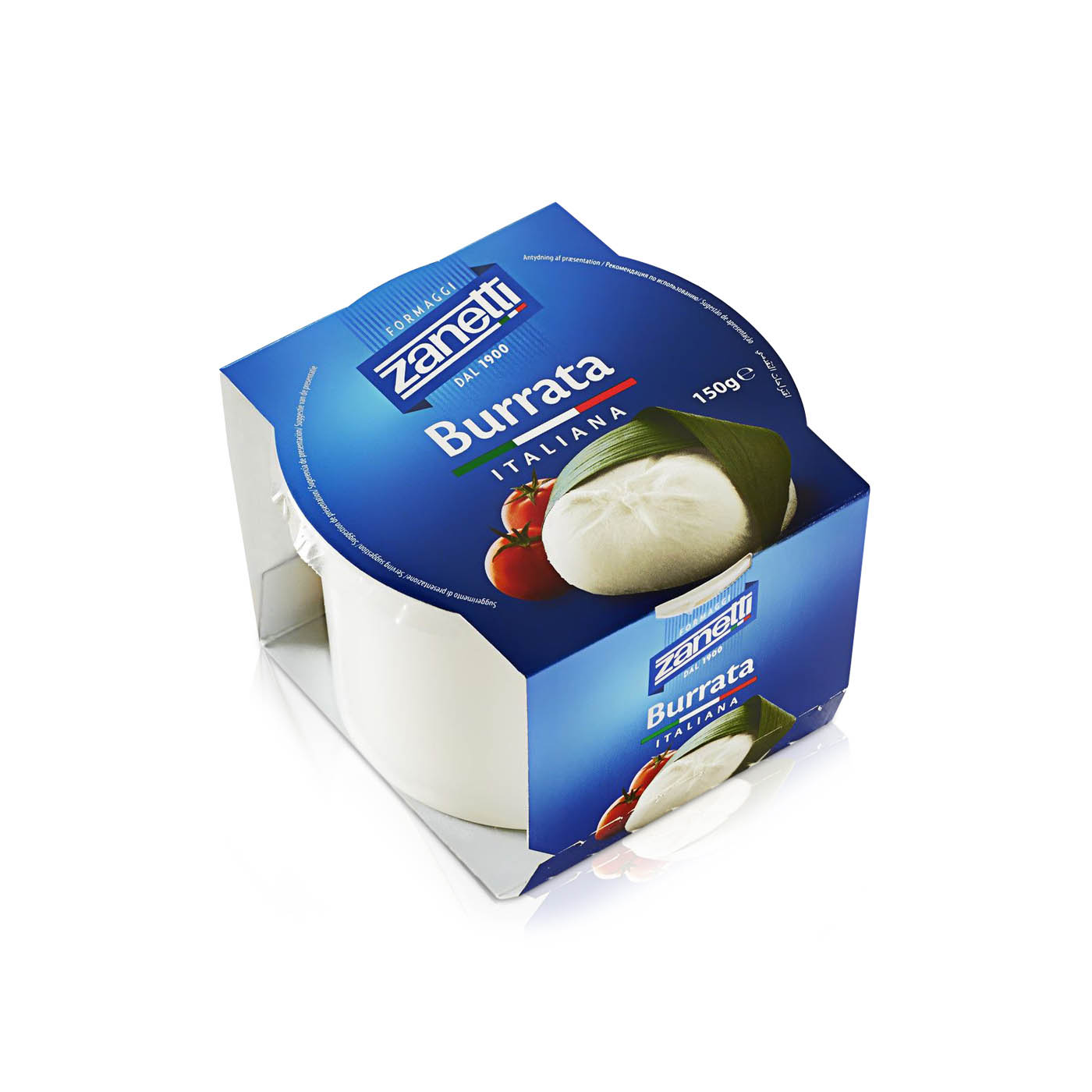MOZZARELLA BURRATA ZANET. 1x150g