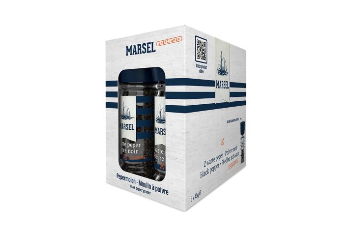 Zwarte peper MARSEL 6x110g