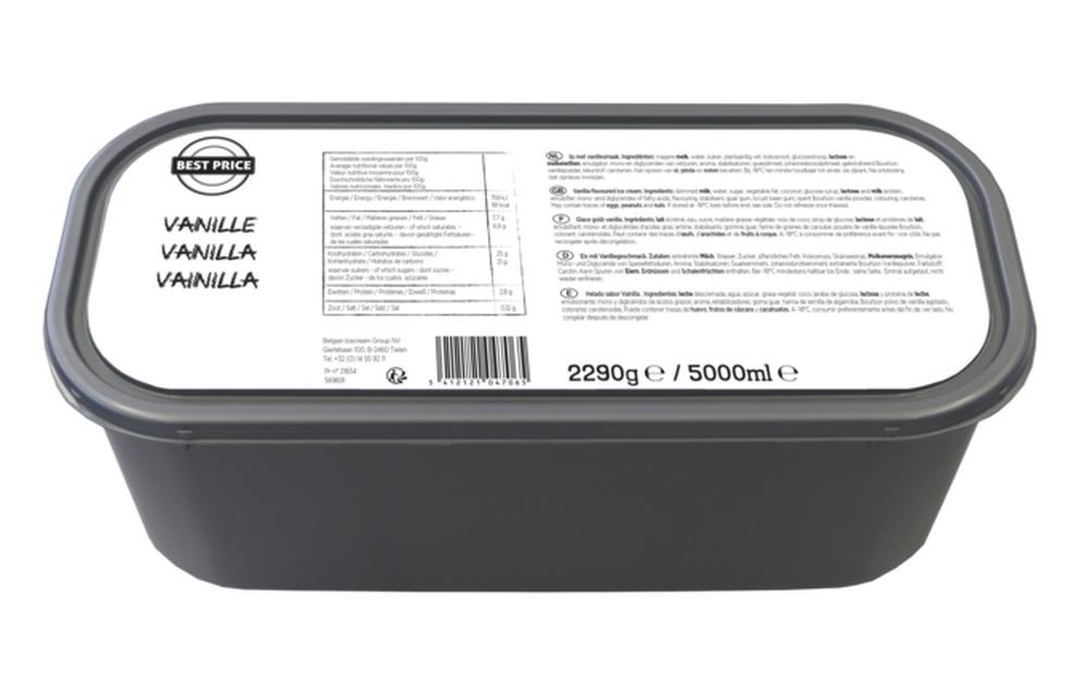VANILLE IJS BEST PRICE IJSBOERKE 1x5L