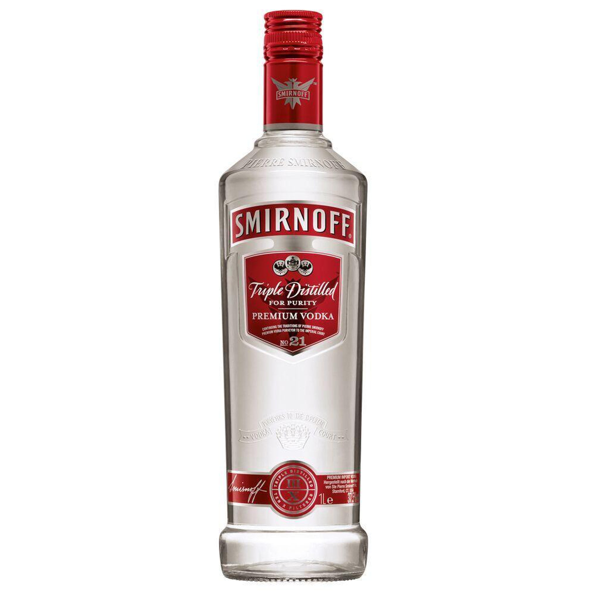 SMIRNOFF (PREM.VODKA)37.5% 1x1L