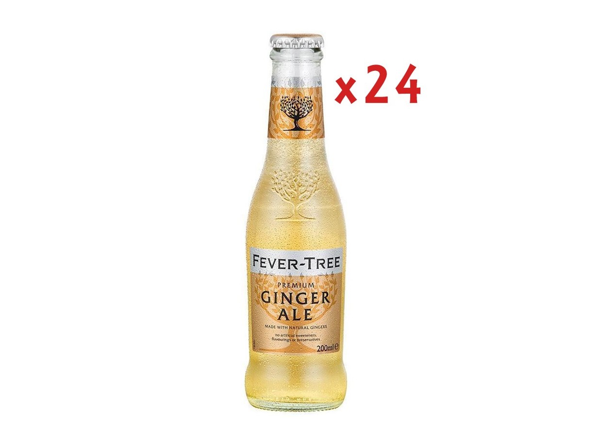 FEVER TREE GINGER ALE 24x20cl