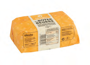BOTER ZONDER ZOUT ORESTO 1kg