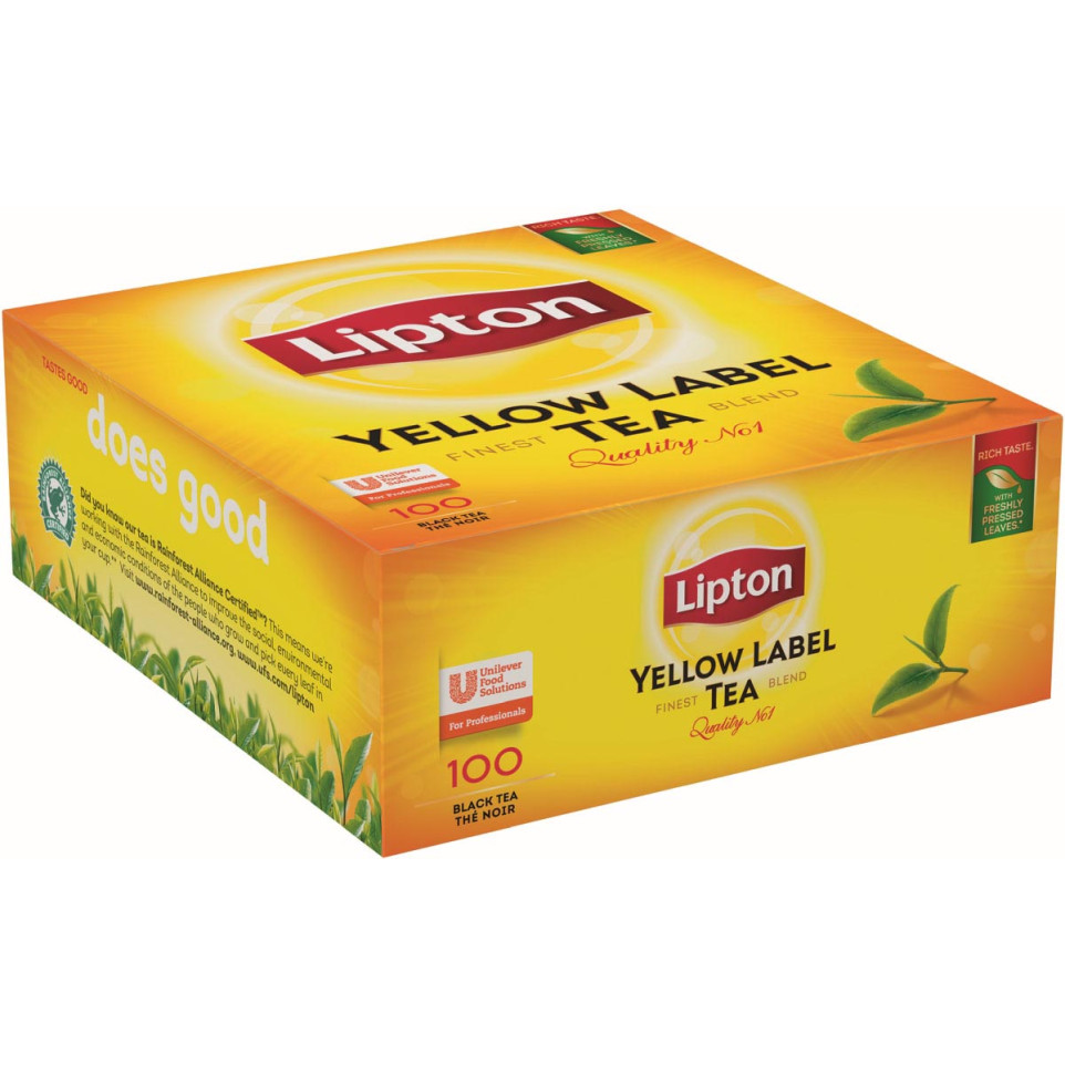 LIPTON THEE F.G.YELLOW LABEL 1x100st